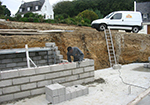 Réalisation des fondations à Castelmoron-sur-Lot